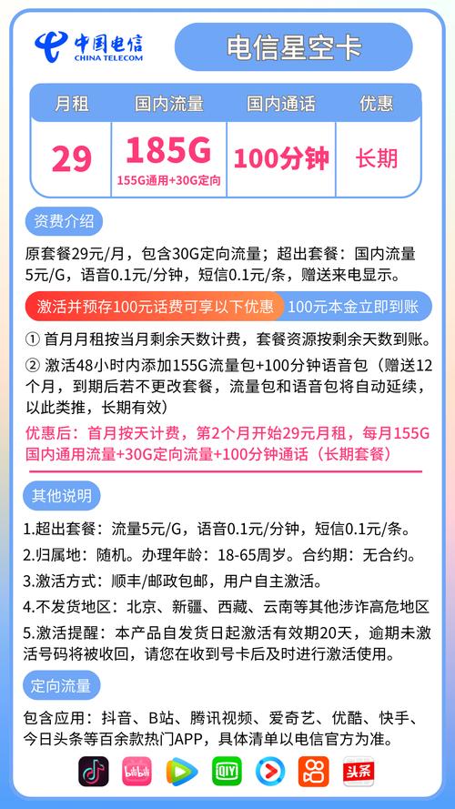 电信卡改哪个套餐最划算?