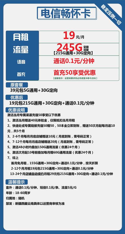 年电信卡哪个套餐最划算?