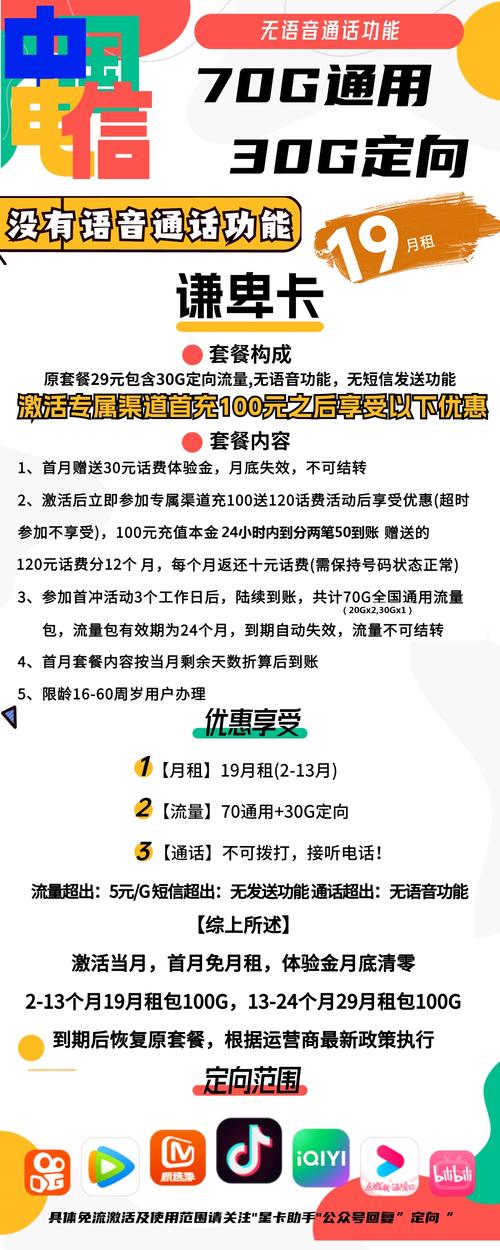 电信卡有哪些优惠套餐？