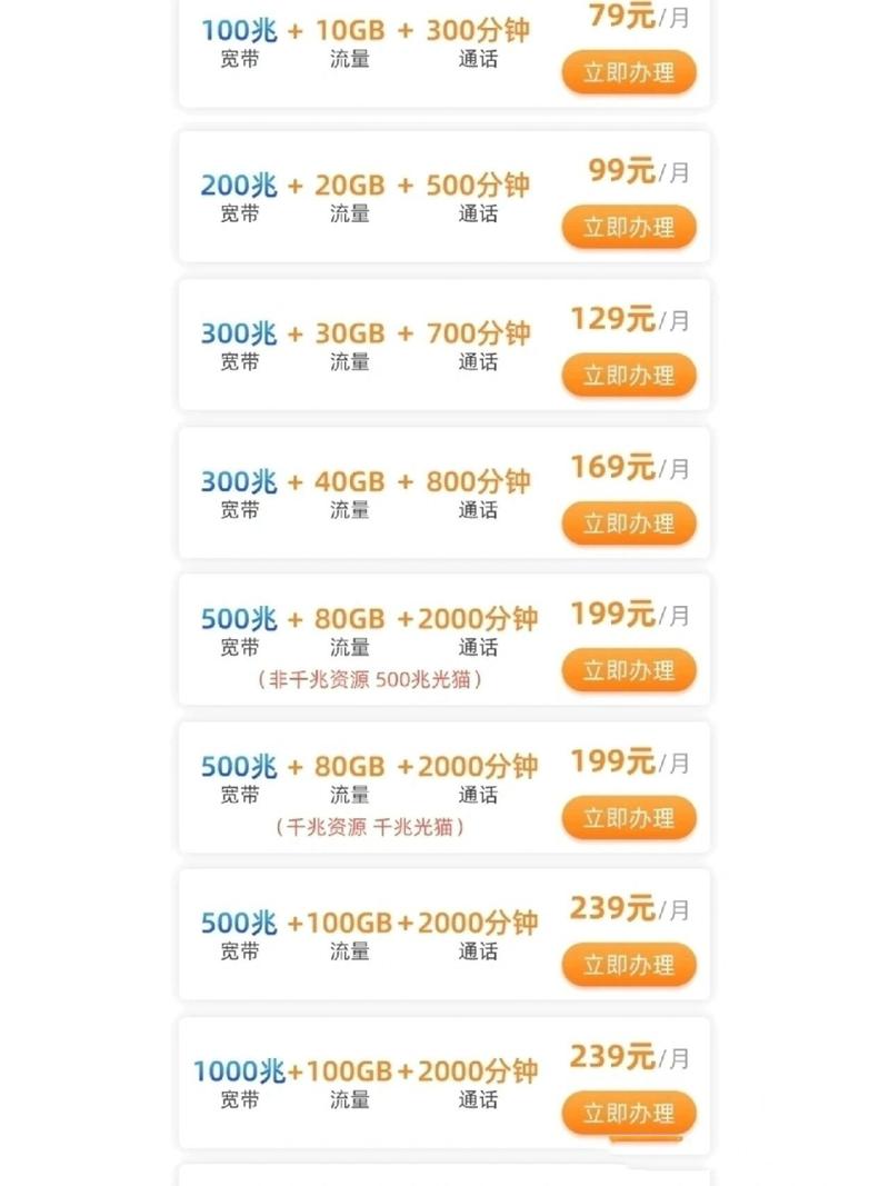电信卡套餐重庆有哪些？