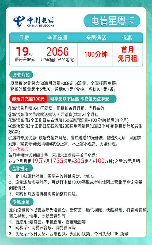广东电信有哪些好套餐卡？