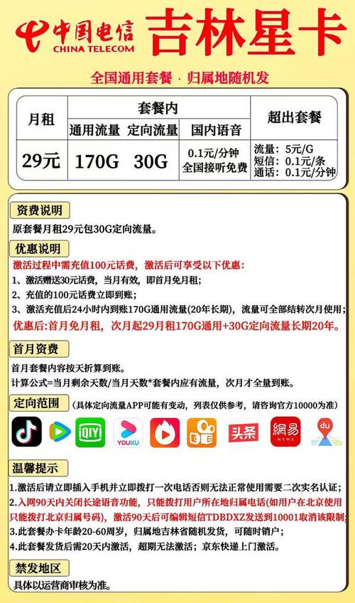 电信星卡哪个套餐最划算?