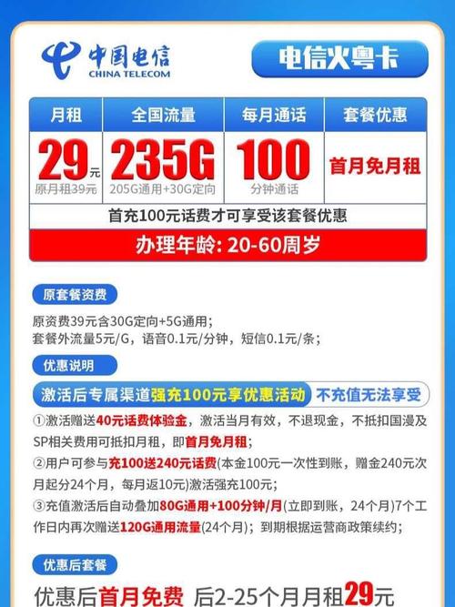 办电信卡哪个套餐合适呢?