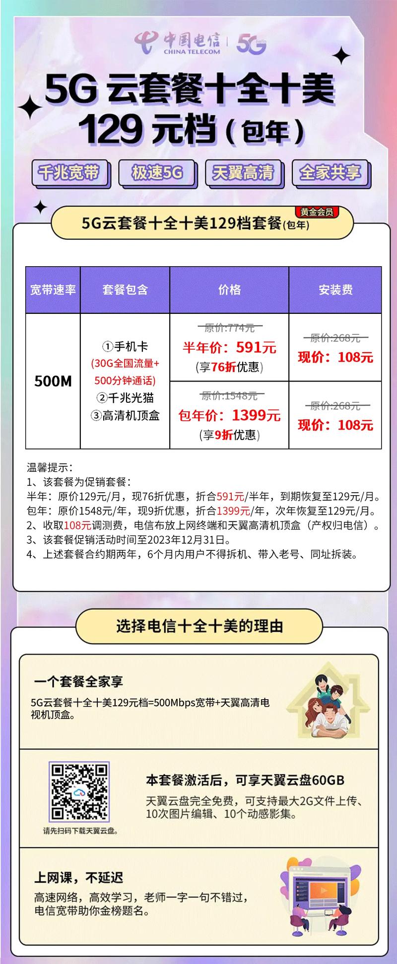电信卡4g套餐哪个好?