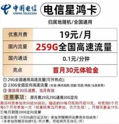电信办卡哪个套餐最划算?