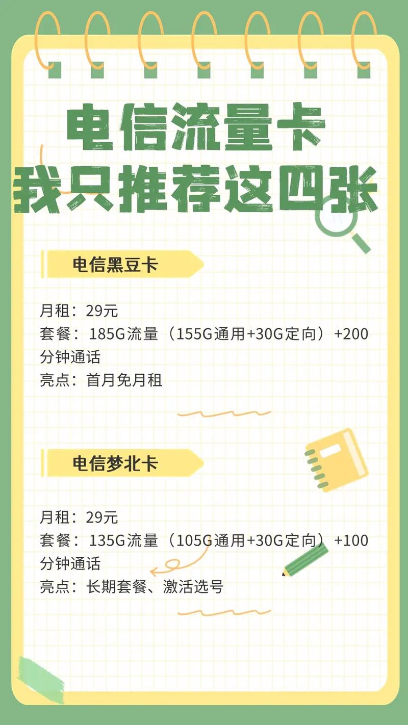 电信卡用流量用哪个套餐?
