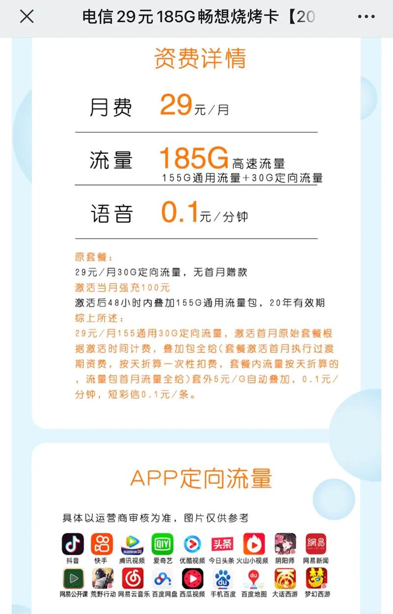 咸阳电信卡哪个套餐好?