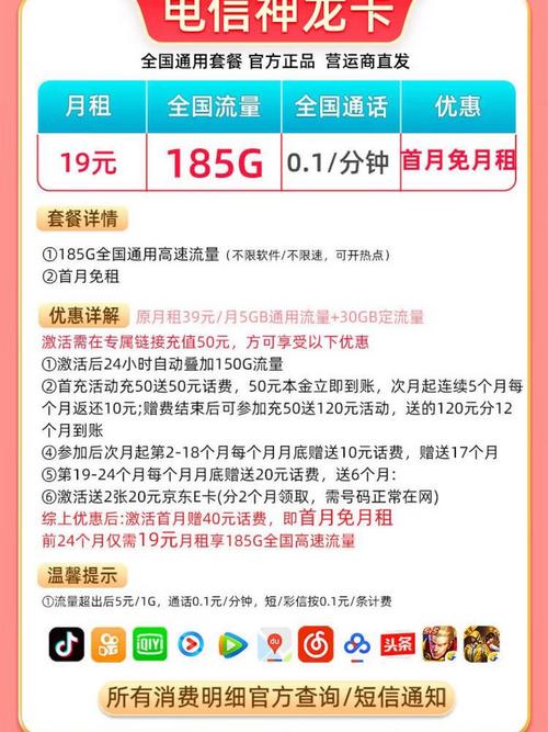 电信王卡申请哪个套餐好?