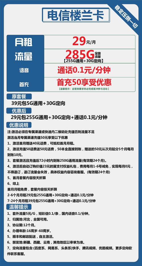 19年电信卡哪个套餐好?