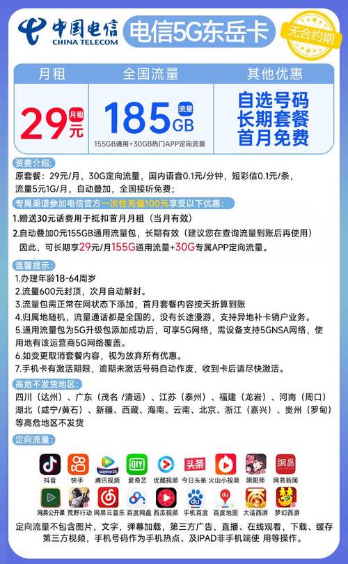 哪个电信卡套餐好用点的?